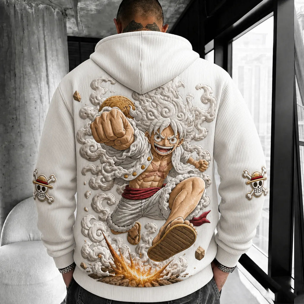 Unisex Anime-print Hoodie