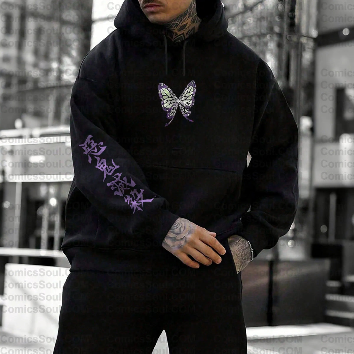 Unisex “ Comicssoul   ” Graphic Streetwear Vintage Hoodie