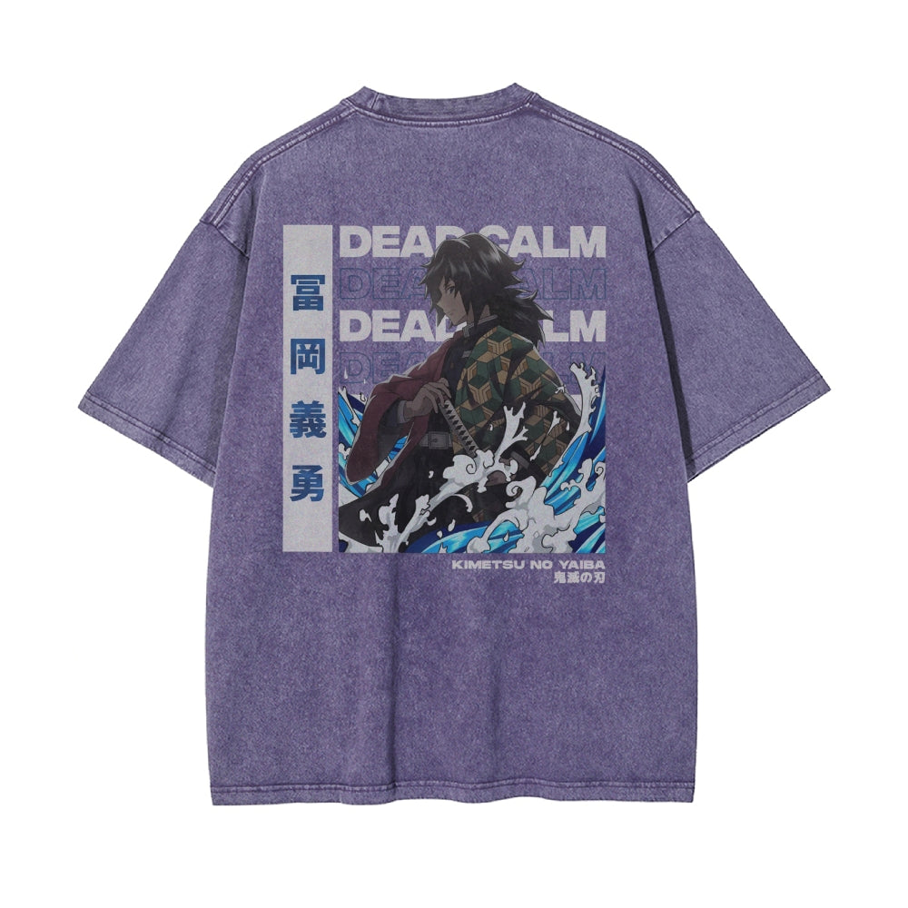 OG Giyu Tomioka Vintage Oversized T-Shirt | KNY