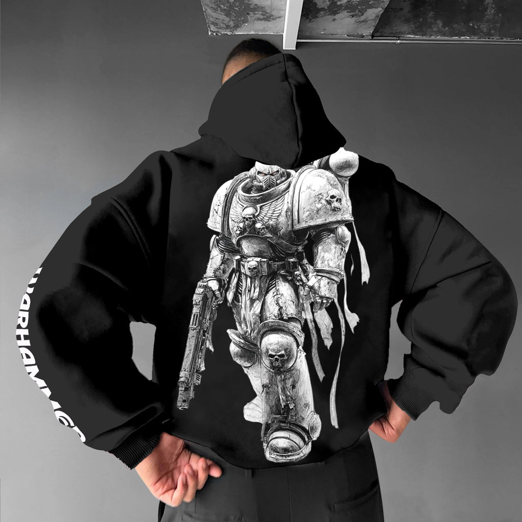 Space Marine of WH40K Art Streetwear Vintage Hoodie