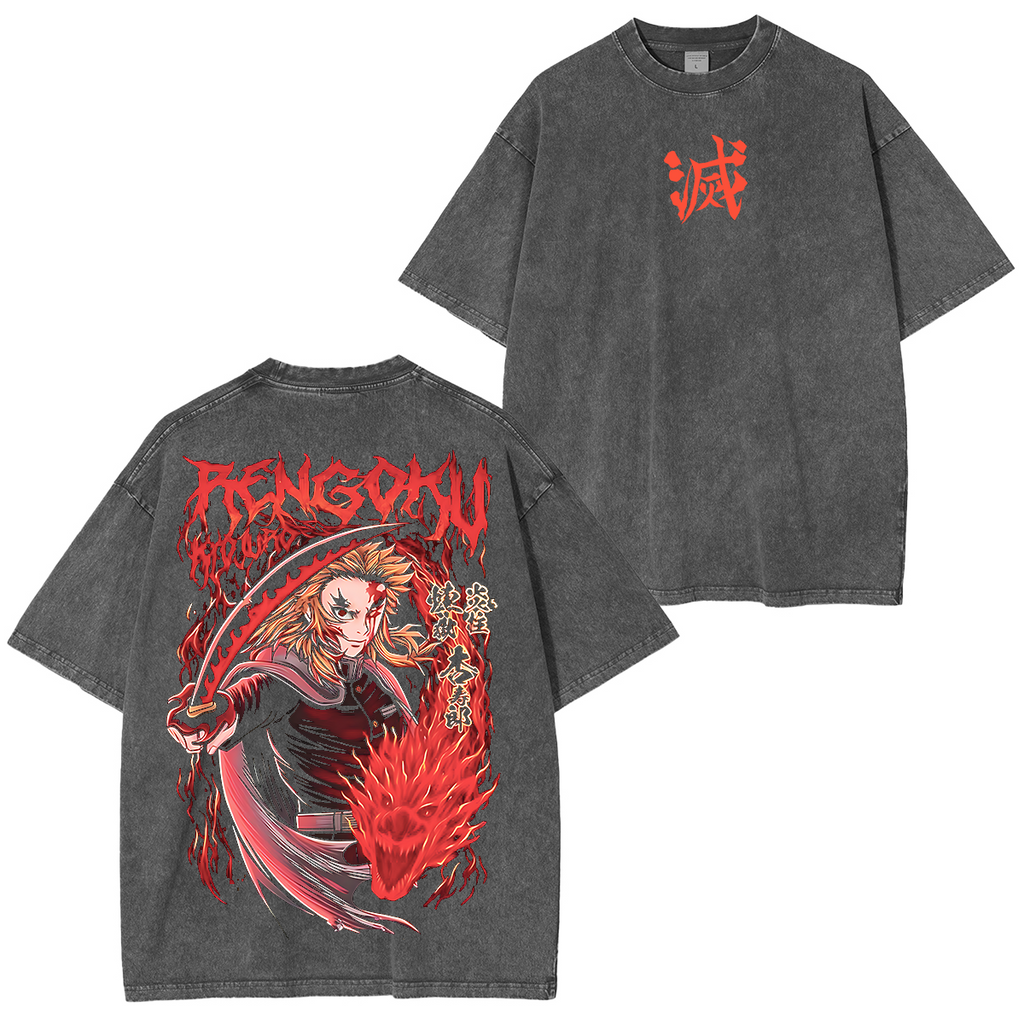 KNY Anime Unisex Washed T-Shirt