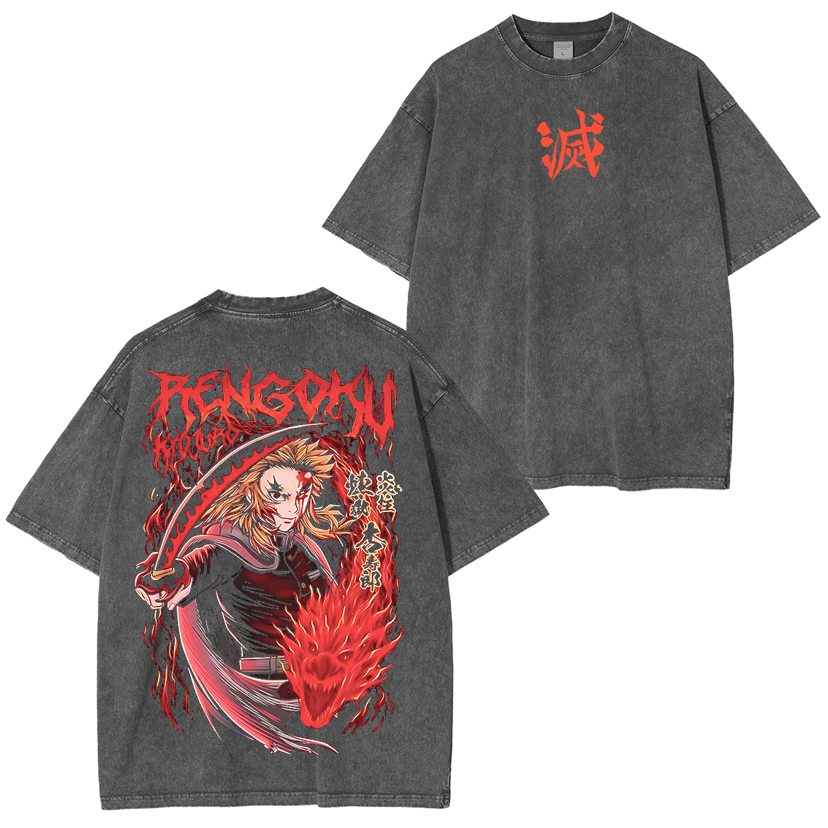 KNY Anime Unisex Washed T-Shirt