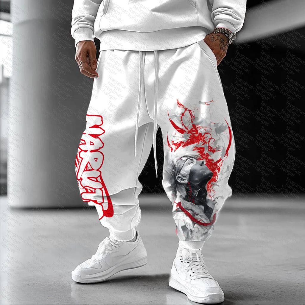 Unisex Naruto Anime Graphic Streetwear Pants