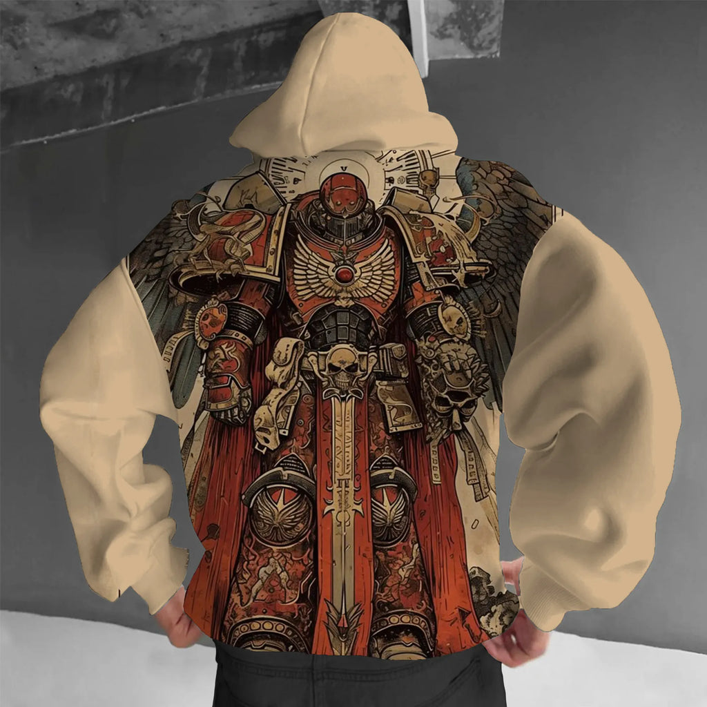 Emperor Of Mankind of WH40K Art Streetwear Vintage Hoodie