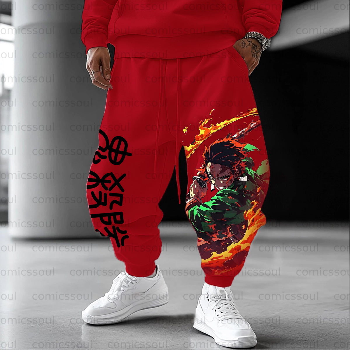 Unisex Anime Inspired Vintage Pants