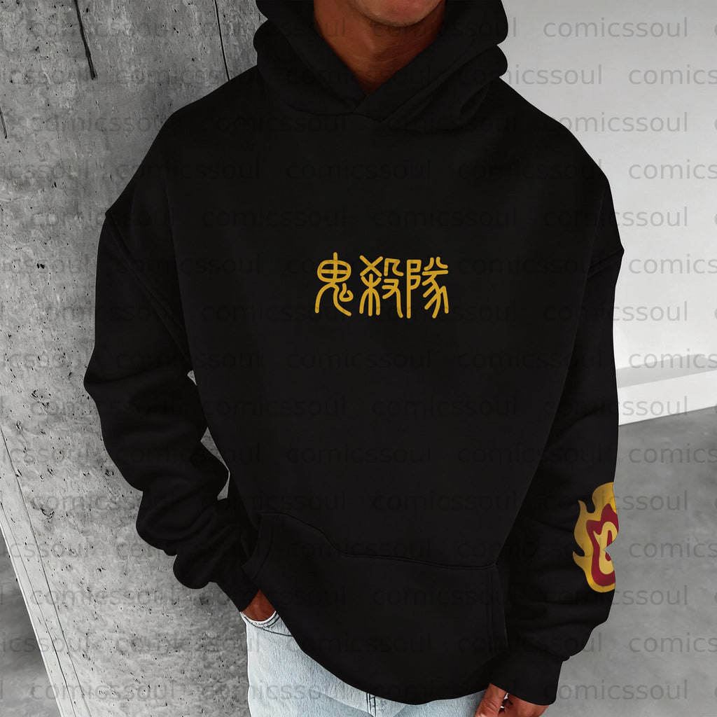 Unisex Anime Graphic Streetwear Vintage Plush Hoodie