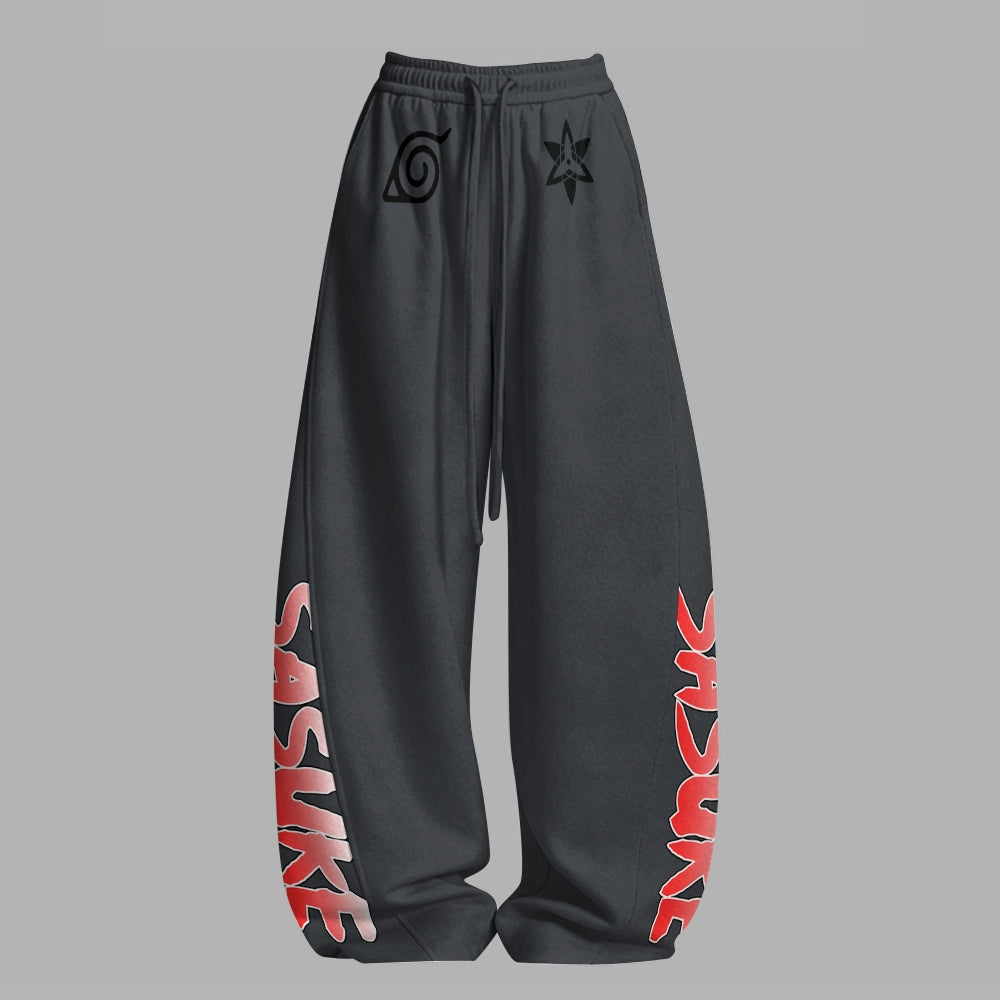 NARUTO Tight Casual Camisole Tops & Elasticated Trousers Two-Piece Set | Anime Graphic