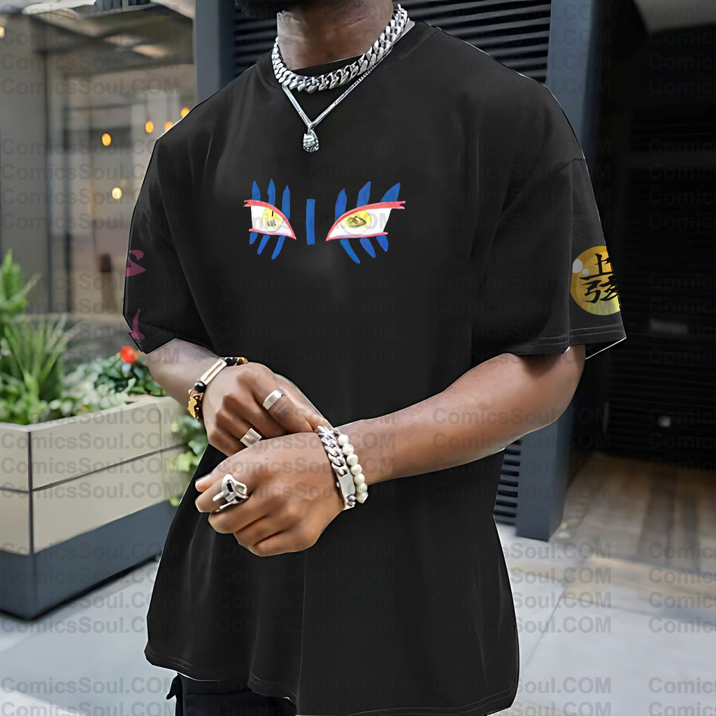 Unisex Anime Inspired Vintage T-Shirt丨Comicssoul-Akaza