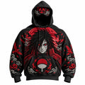 Halloween Anime-Print Hoodie