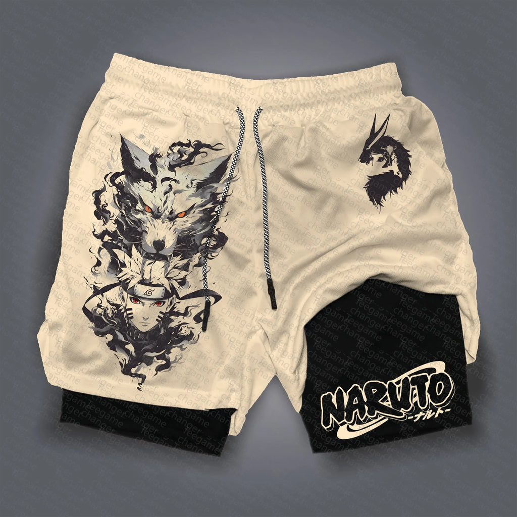 Unisex Naruto Anime Graphic Streetwear Shorts