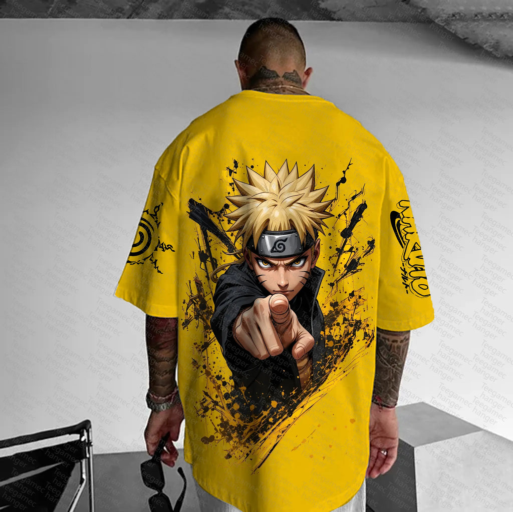 Unisex Naruto Anime Graphic Streetwear T-Shirts