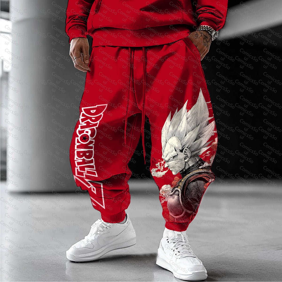 Unisex  Casual Anime Streetwear Pants