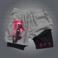 Unisex Naruto Anime Graphic Streetwear Shorts