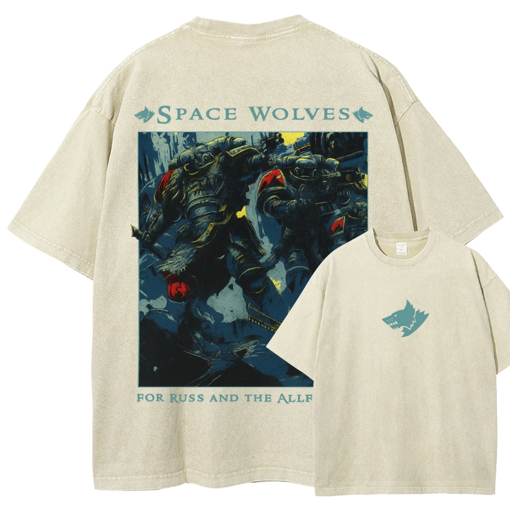 Unisex Fit Washed T-Shirt 丨WH40K