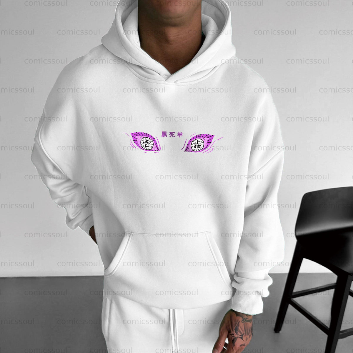 Unisex Anime Graphic Streetwear Vintage Hoodie