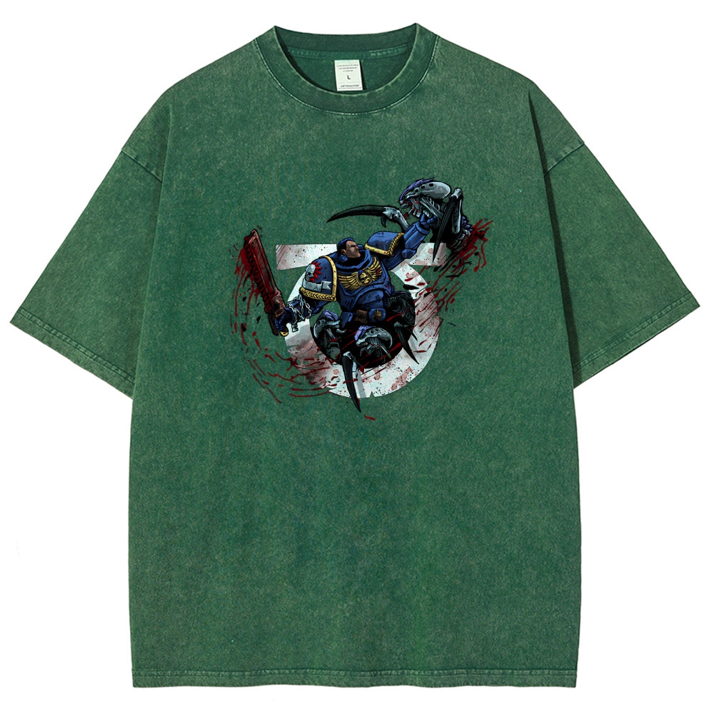 Unisex Fit Washed T-Shirt 丨WH40K
