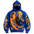 Halloween Anime-Print Hoodie