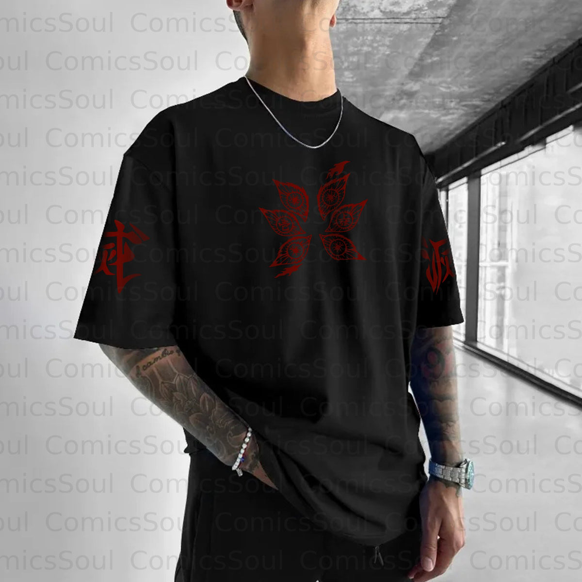Unisex Anime Halloween Inspired Vintage T-Shirt