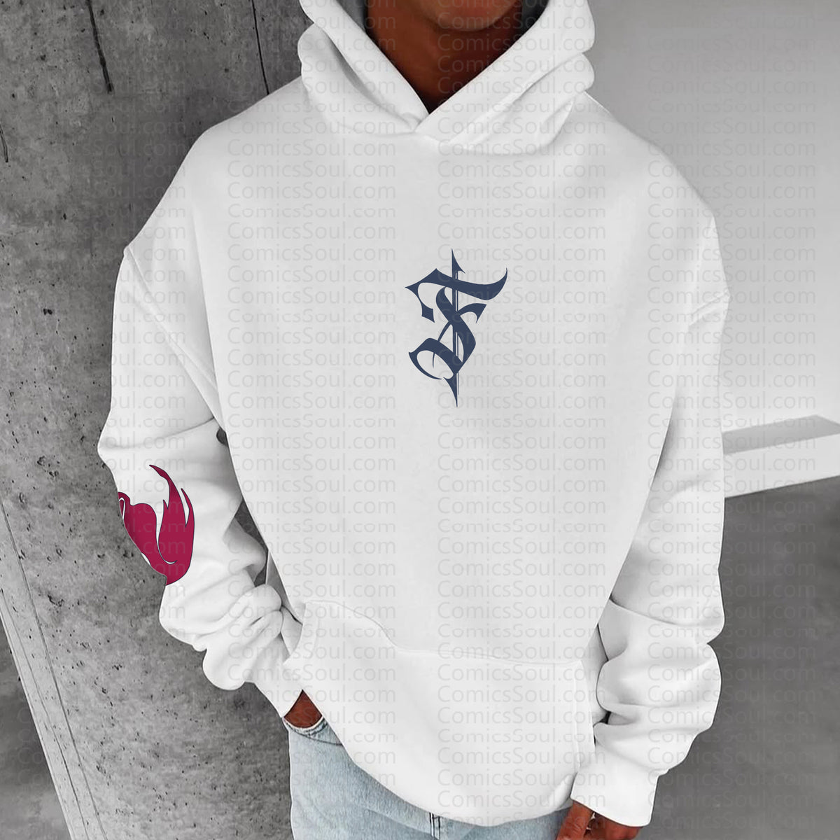 Unisex “Comicssoul” Anime Graphic Streetwear Vintage Hoodie