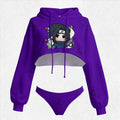 NARUTO Women's Hooded Thicken Suit Set | Anime Graphic
