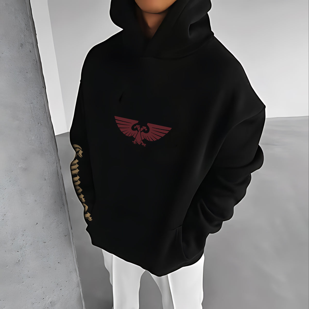 Emperor Of Mankind of WH40K Art Streetwear Vintage Hoodie