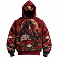 Halloween Anime-Print Hoodie