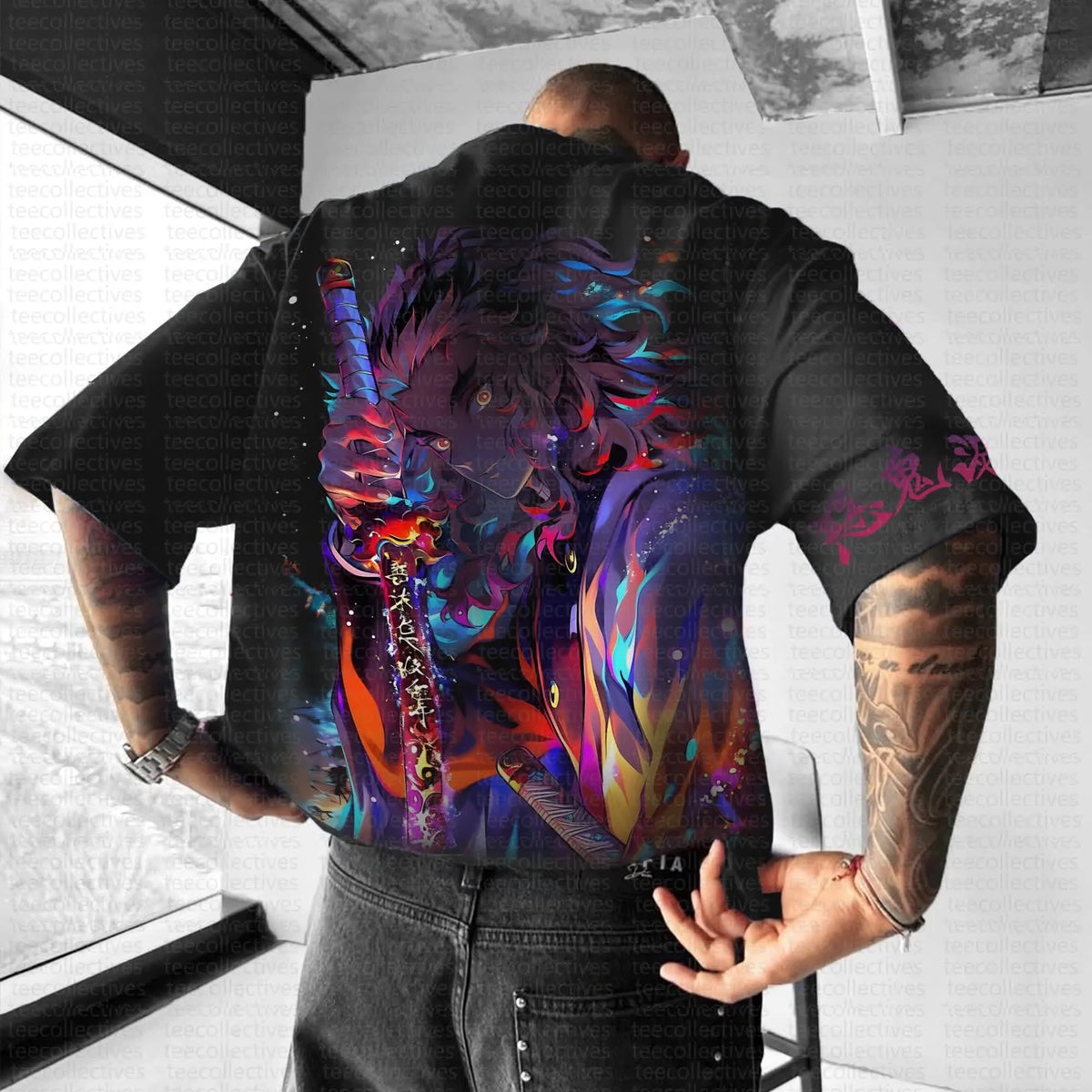 Unisex Anime Inspired Vintage T-Shirt丨KNY