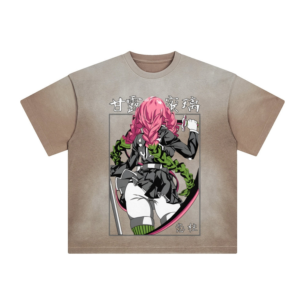 Unisex Anime Inspired Vintage T-Shirt
