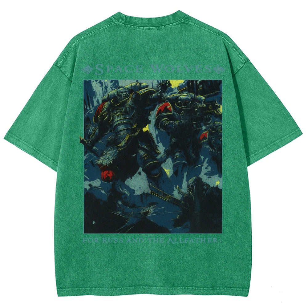 Unisex Fit Washed T-Shirt 丨WH40K