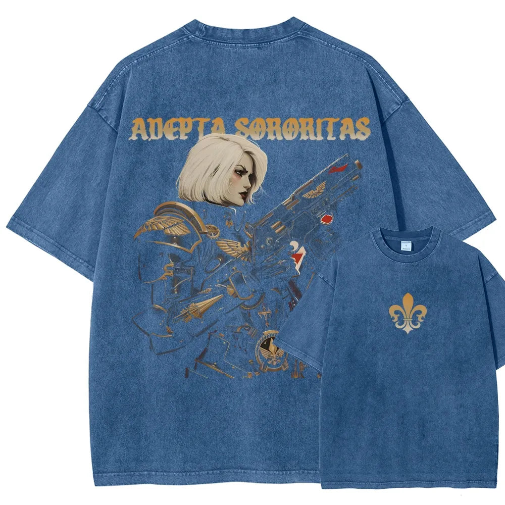 Unisex Fit Washed T-Shirt 丨WH40K