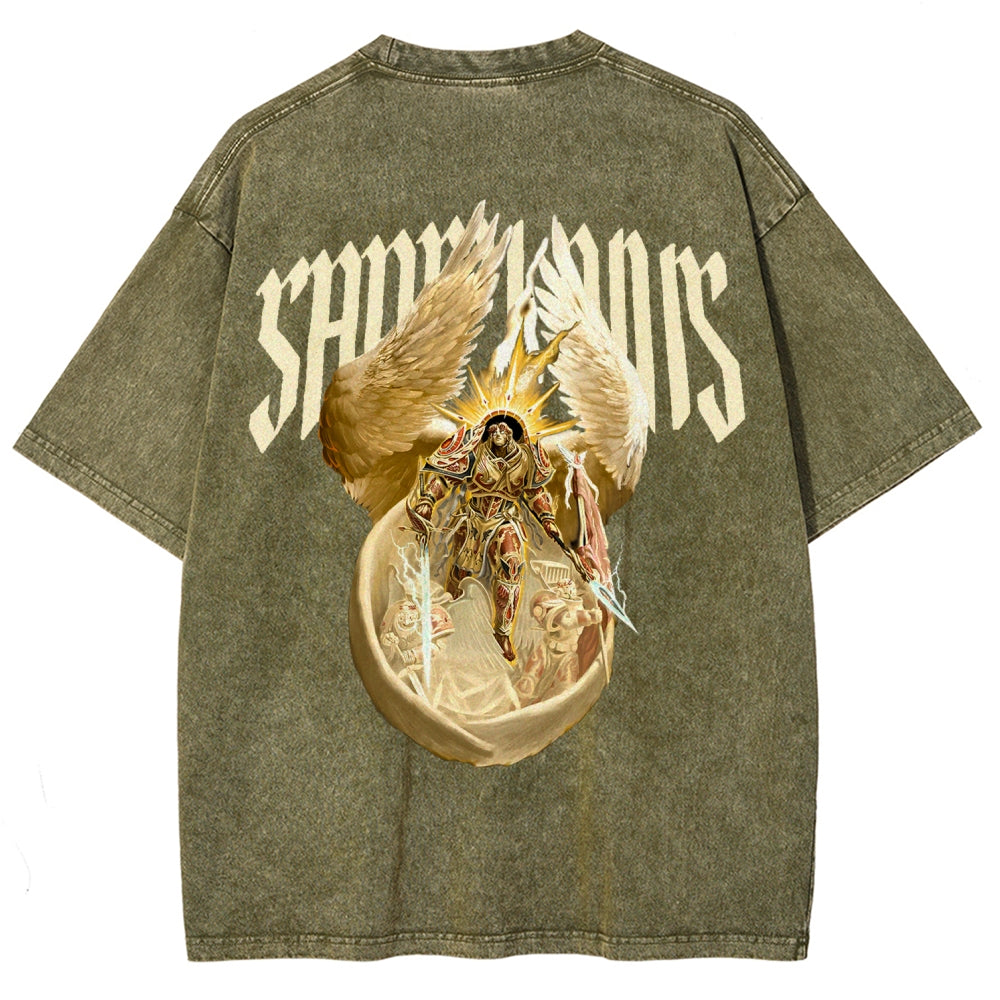 Unisex Fit Washed T-Shirt 2508010341丨WH40K