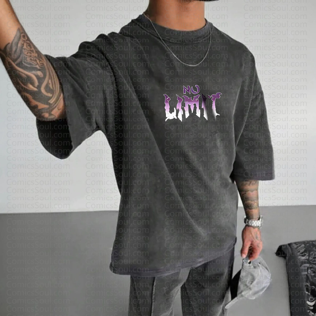 Unisex Anime Inspired Vintage Washed T-Shirt丨Comicssoul