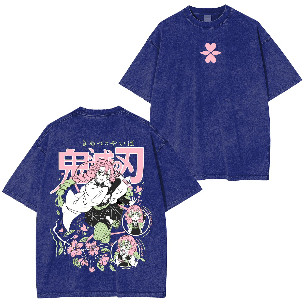 Mitsuri Kanroji,Anime Anime Unsiex Washed T-Shirt| KNY
