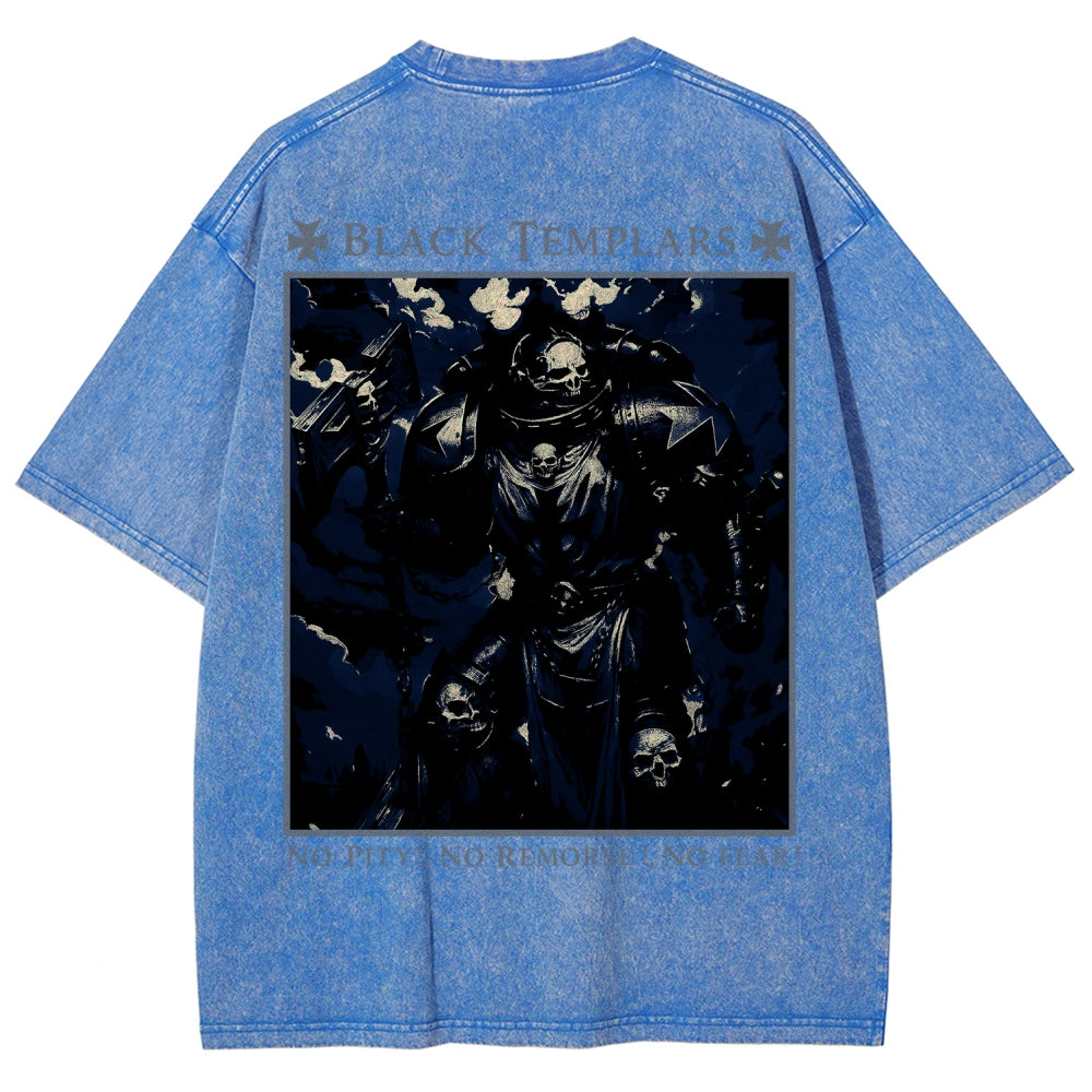Vintage Casual Washed T-Shirt 2509002319丨WH40K