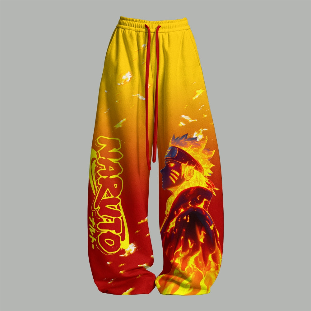 NARUTO Top & Elasticated Trousers Two-Piece Set | Anime Graphic