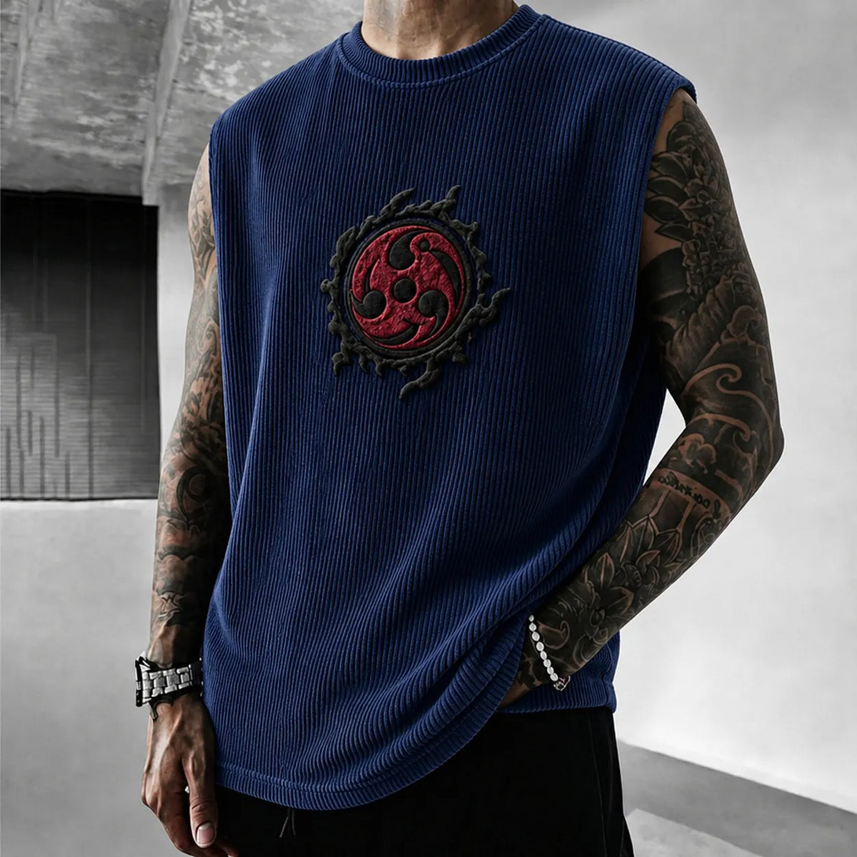 Unisex Anime-print Tank Top