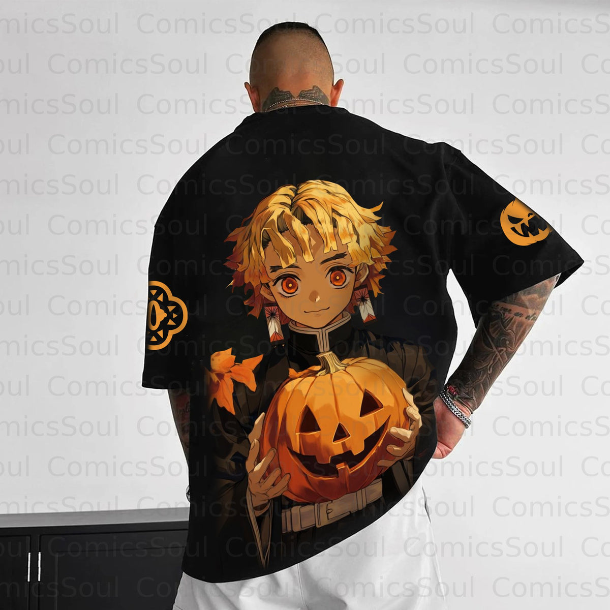 Unisex Anime Halloween Inspired Vintage T-Shirt