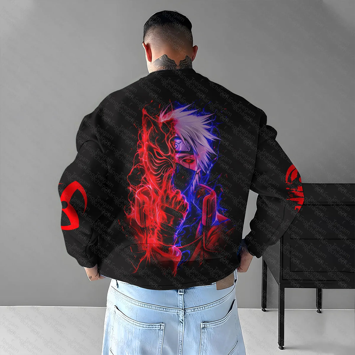 Unisex Naruto Anime Graphic Streetwear Sweatshirt