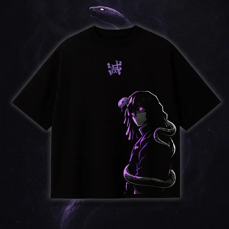 High-quality unisex anime graphic washed printed T-shirt| KNY