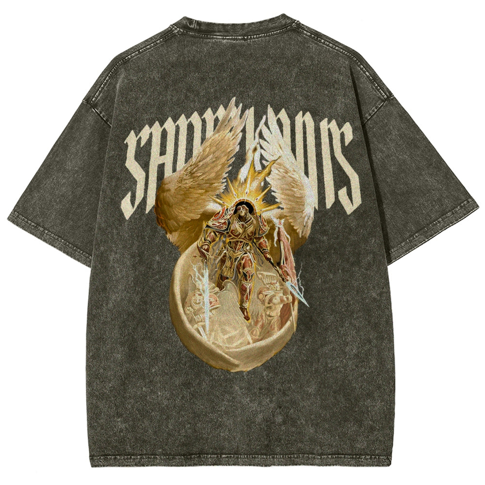 Unisex Fit Washed T-Shirt 2508010341丨WH40K