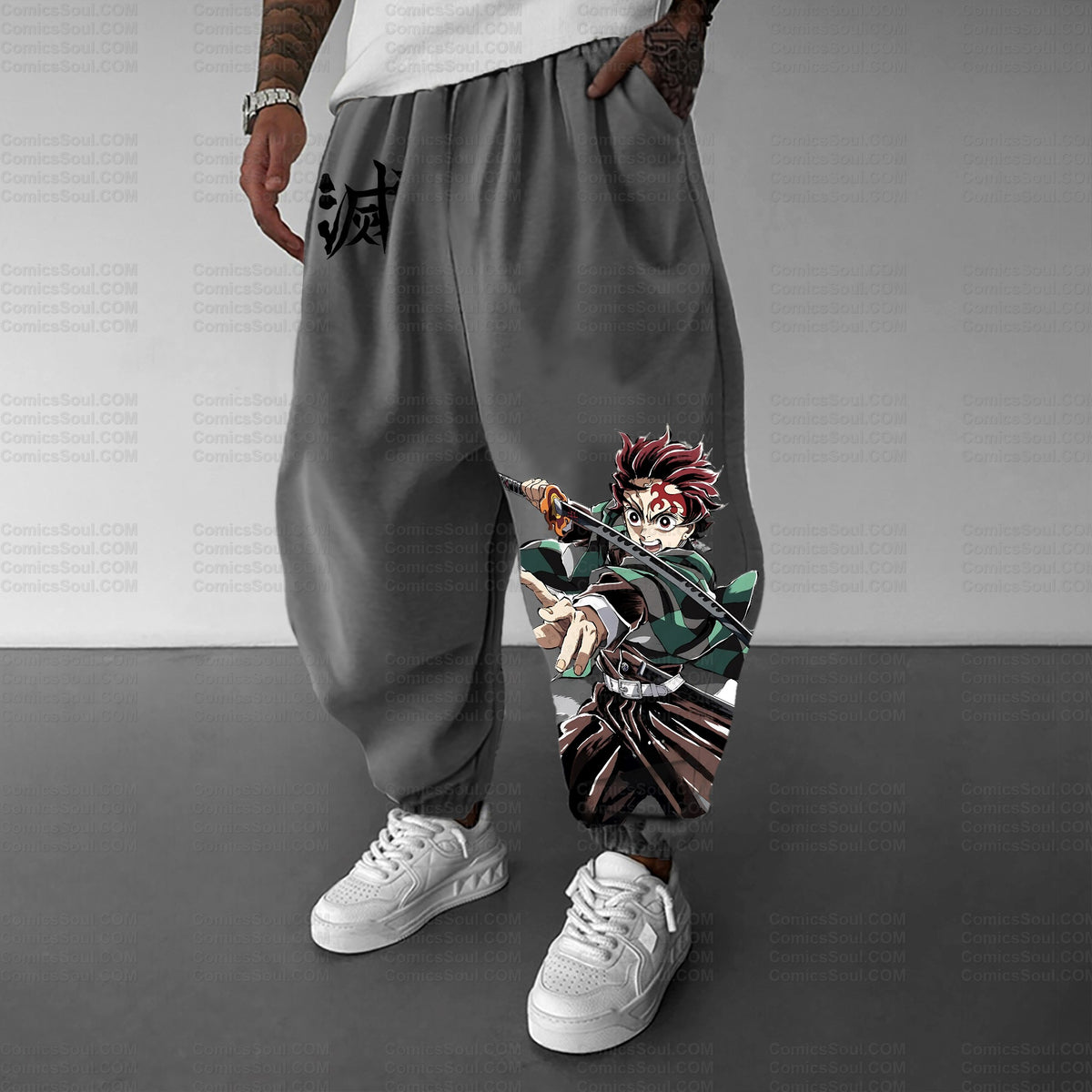Unisex Anime Inspired Vintage Plush Pants