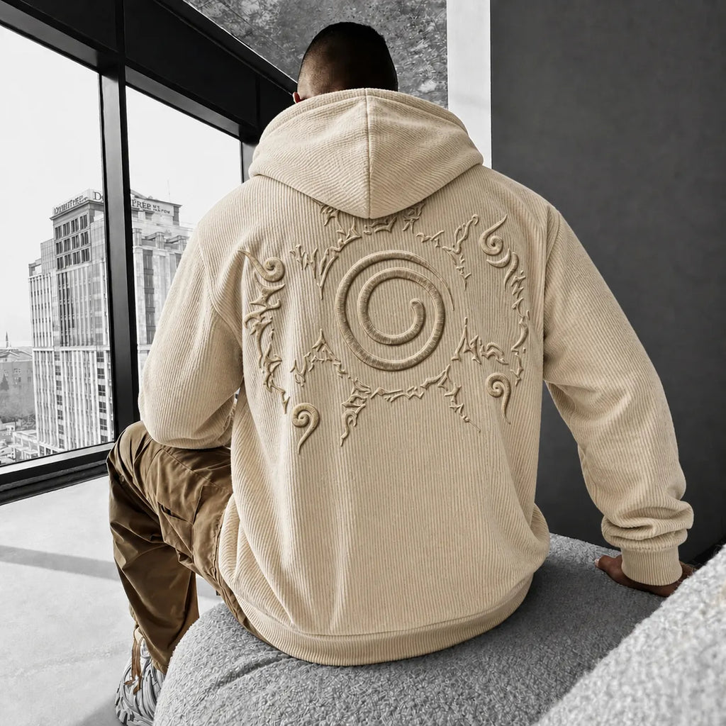 Unisex Anime-print Hoodie