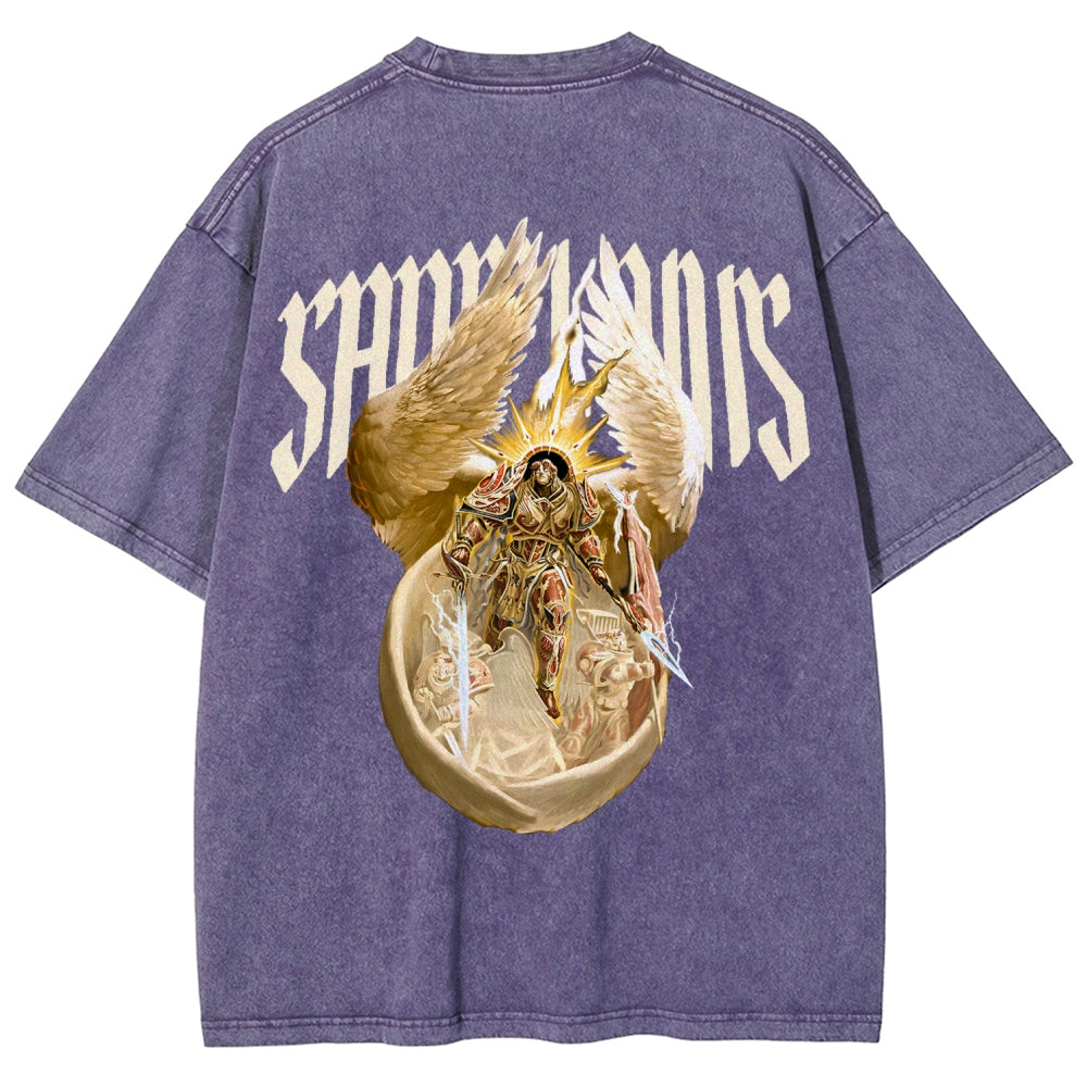 Unisex Fit Washed T-Shirt 2508010341丨WH40K