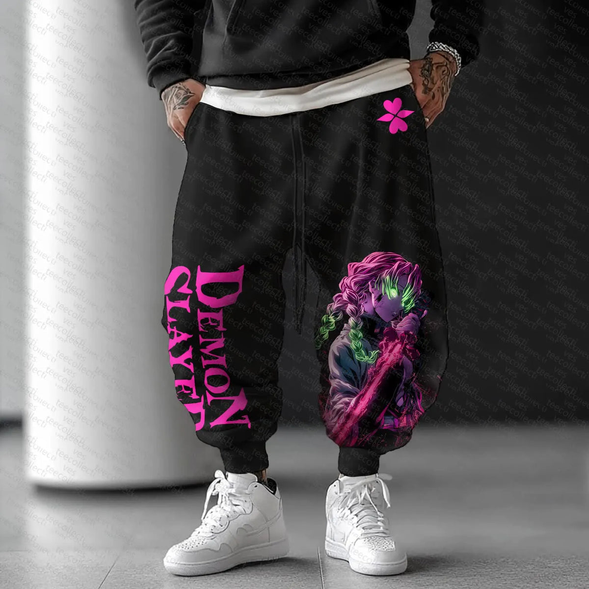 Unisex  “KNY” Casual Anime Streetwear Pants