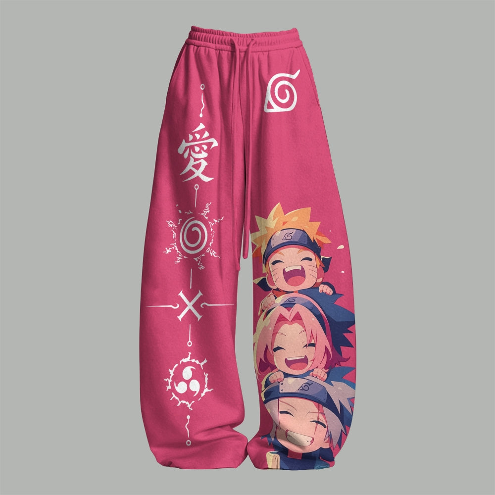 NARUTO Top & Elasticated Trousers Two-Piece Set | Anime Graphic