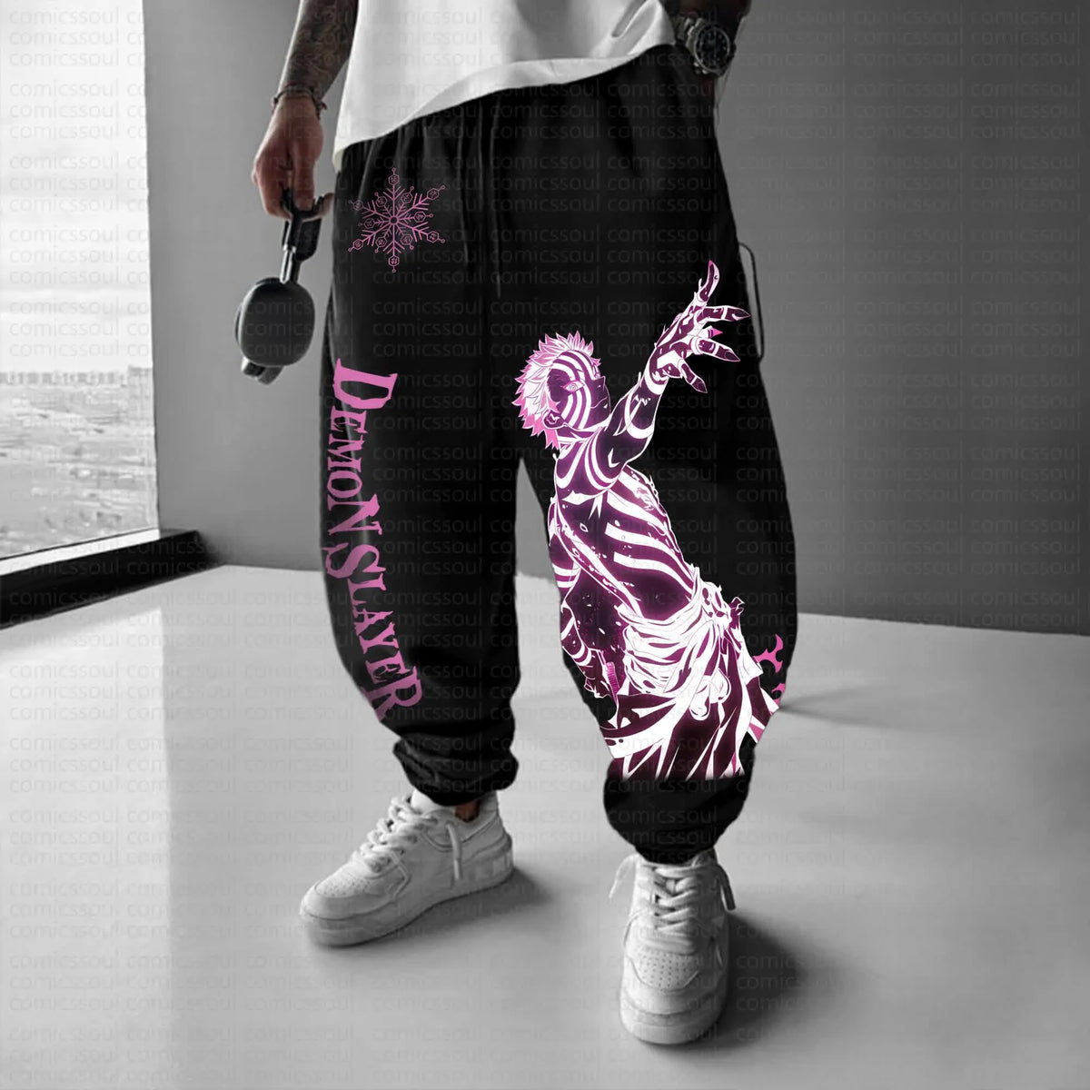 Unisex Anime Inspired Vintage Pants丨Comicssoul