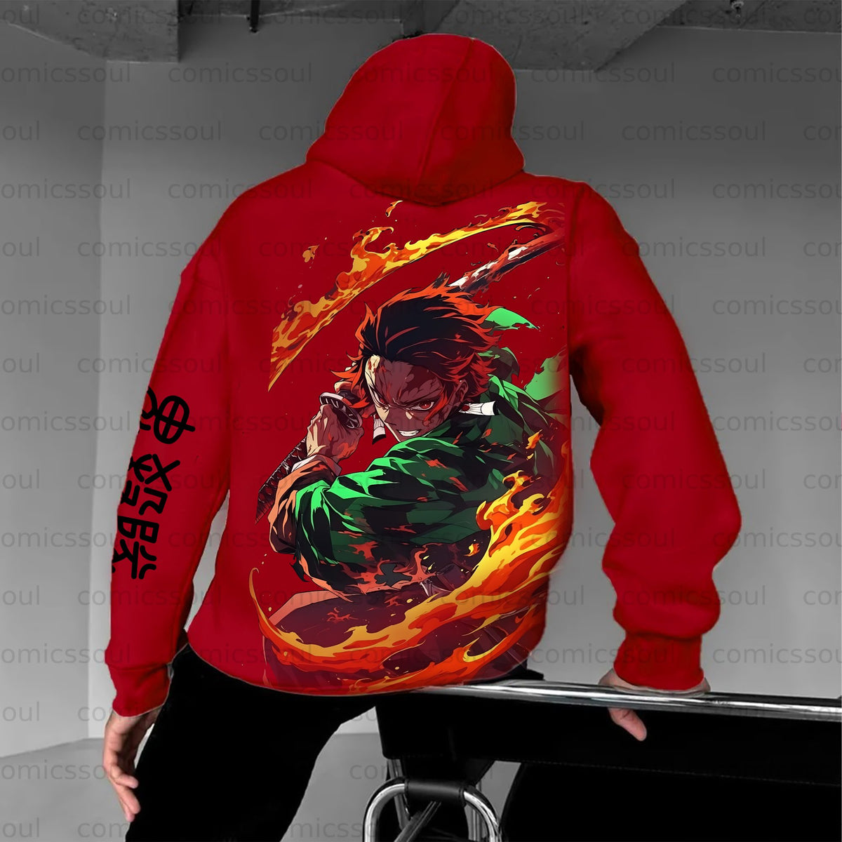 Unisex Anime Graphic Streetwear Vintage Hoodie