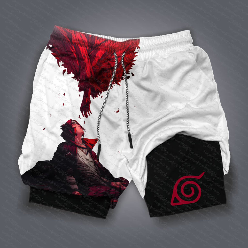 Unisex Naruto Anime Graphic Streetwear Shorts