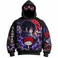 Halloween Anime-Print Hoodie