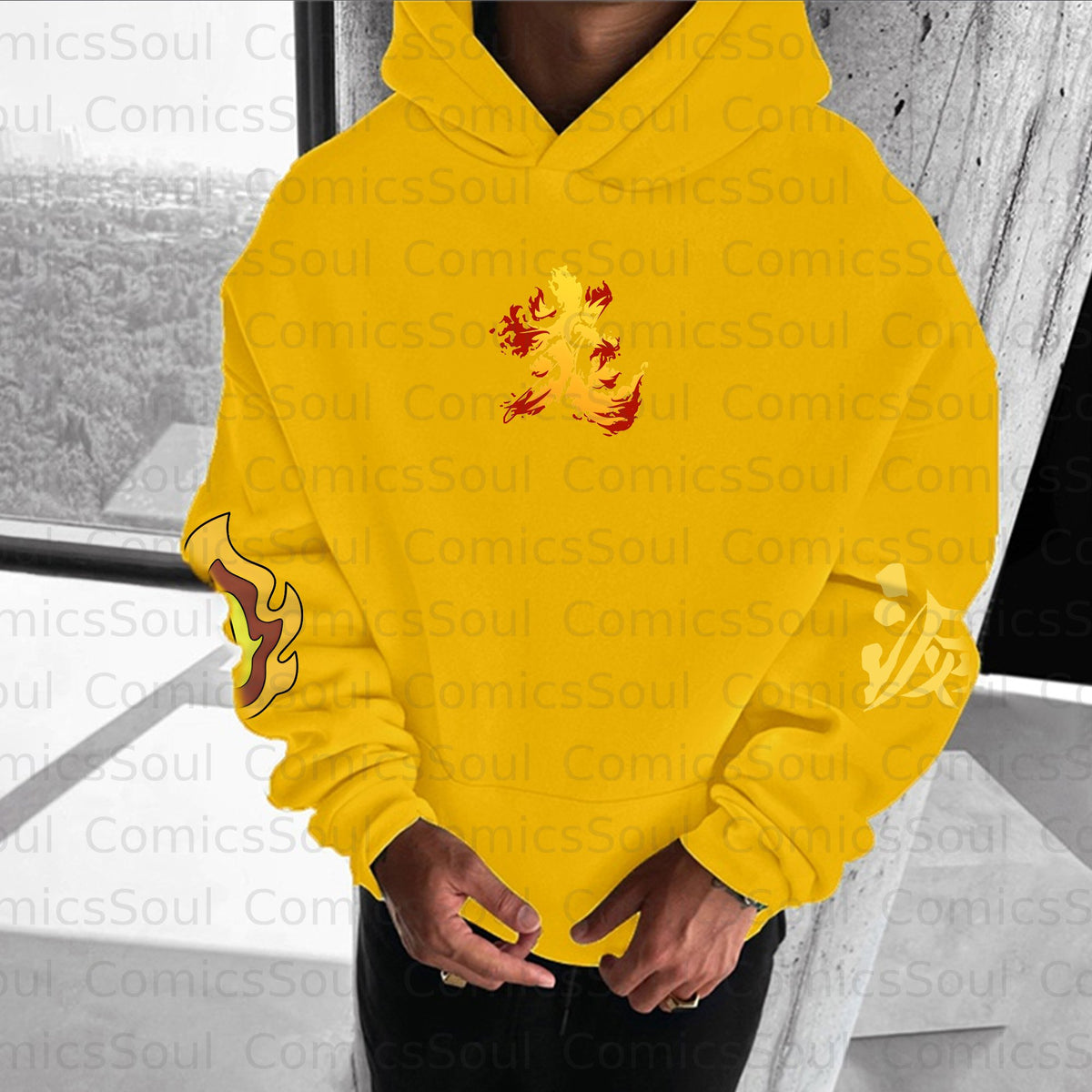 Unisex Halloween Anime Graphic Streetwear Vintage Hoodie